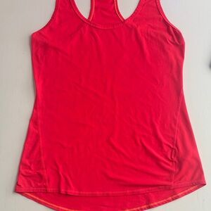 Athleta Coral Red Orange Sleeveless Tank Top Women’s XS